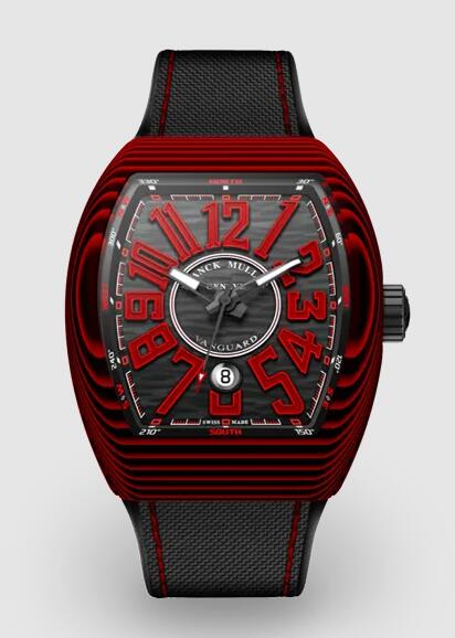 Review Franck Muller Vanguard Carbon Replica Watch V 45 SC DT CA RRG NR